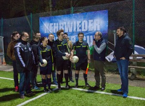 Begrüßung der SR durch Rainer Ficke Kehrwieder) und Jens Heinemann (Neuhof)