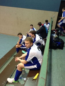 Team 1 vor dem Spiel