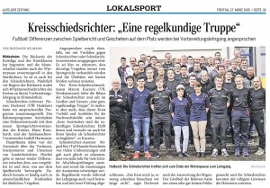 Alfelder Zeitung - Kreisligalehrgang