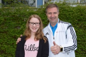 Alena Kudobe beste Teilnehmerin mit 0 Fehlern.