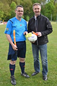 KSO Kuczera verabschiedet S. Mannchen beim Kreispokalfinale 2016