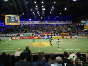 Michael Kaufmann als Schiedsrichter der Partie JFV Rhume-Oder gegen FC Kopenhagen.