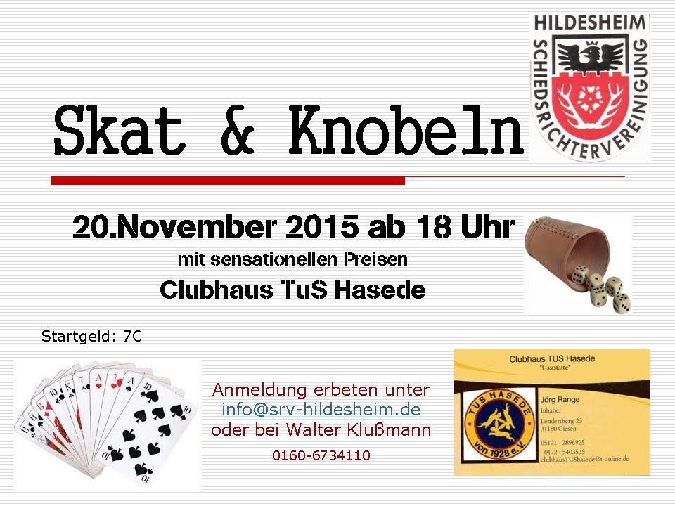 Skat & Knobeln 2015