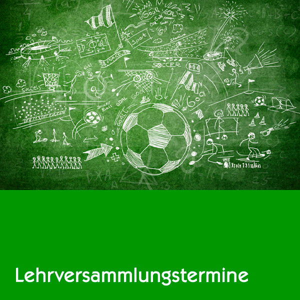 Hinweis Lehrversammlungstermine
