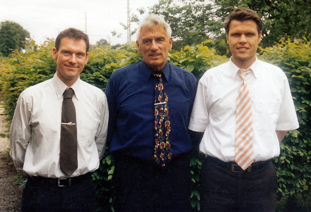 Horst Becher und die ehemaligen FIFA-Schiedsrichter Florian Meyer und Michael Weiner sind schon viele Jahre befreundet.
